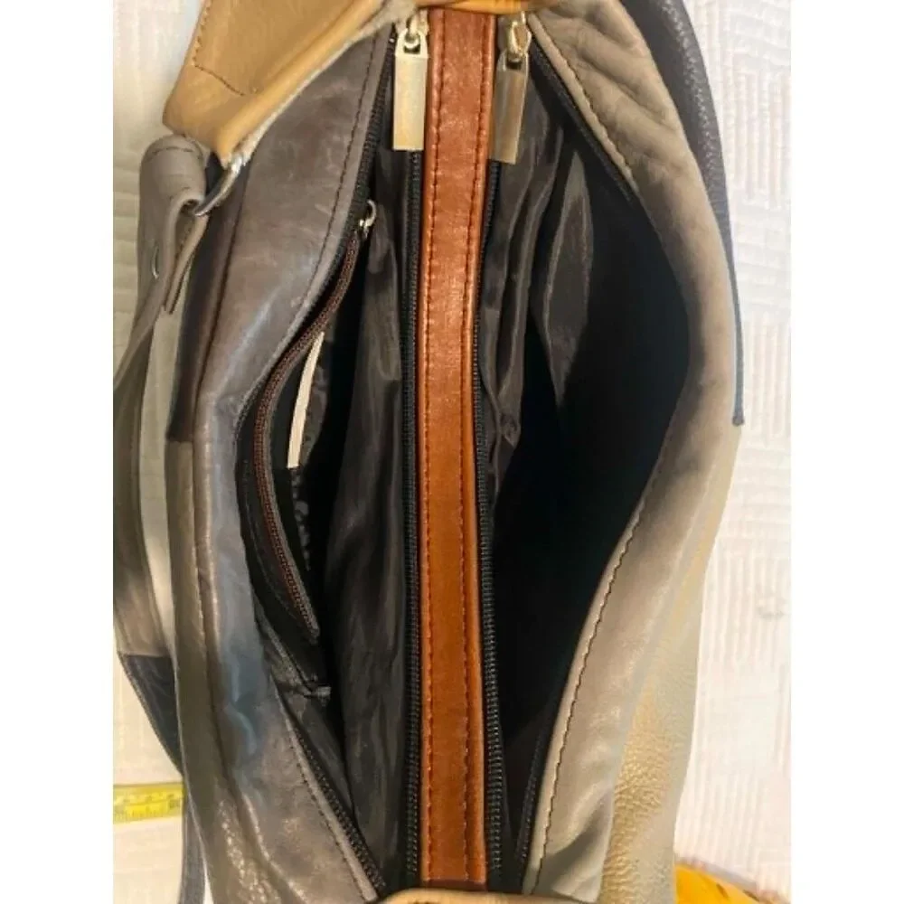 Leather Ladies Purse Multi Color